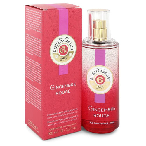 Roger & Gallet Gingembre Rouge by Roger & GalletFragrant Wellbeing Water Spray 3.3 oz 3.3 oz / 100 ml / Alcohol, Amber, Woody, Aldehyde,