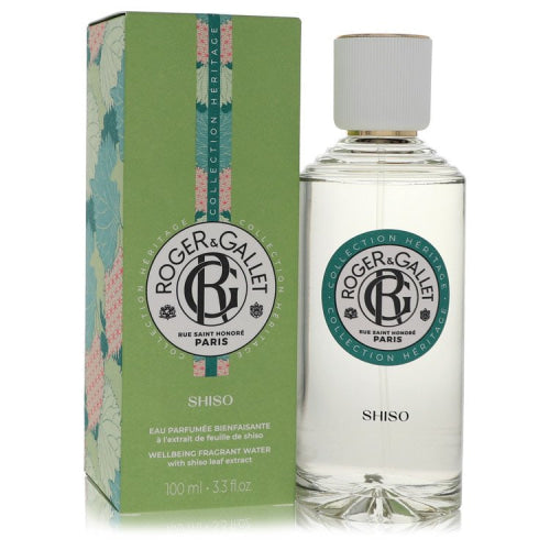 Roger & Gallet Shiso by Roger & GalletWellbeing Fragrance Water (Unisex) 3.3 oz 3.3 oz / 100 ml / Alcohol, Amber, Woody, Aldehyde, Oils
