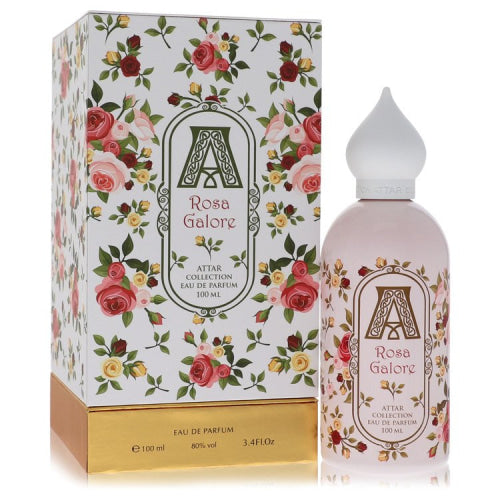 Rosa Galore by Attar CollectionEau De Parfum Spray 3.4 oz 3.4 oz / 100 ml / Alcohol, Amber, Woody, Aldehyde, Oils Women