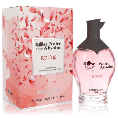 Rose Noire Absolue Rouge by Giorgio ValentiEau De Parfum Spray 3.3 oz 3.3 oz / 100 ml / Alcohol, Amber, Woody, Aldehyde, Oils Women