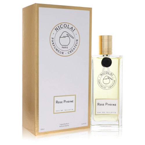 Rose Pivoine by NicolaiEau De Toilette Spray 3.4 oz 3.4 oz / 100 ml / Alcohol, Amber, Woody, Aldehyde, Oils Women