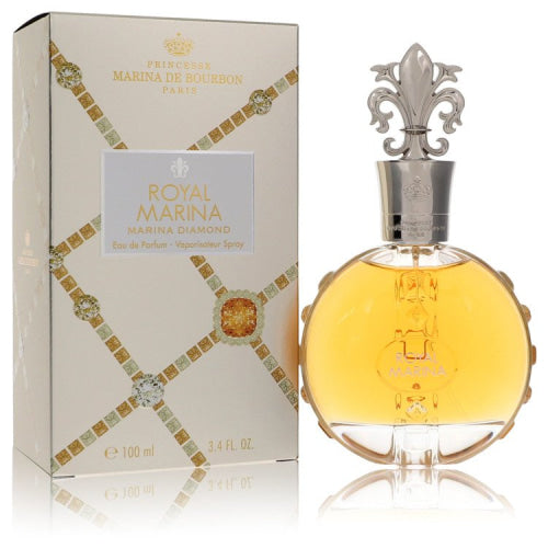 Royal Marina Diamond by Marina De BourbonEau De Parfum Spray 3.4 oz 3.4 oz / 100 ml / Alcohol, Amber, Woody, Aldehyde, Oils Women
