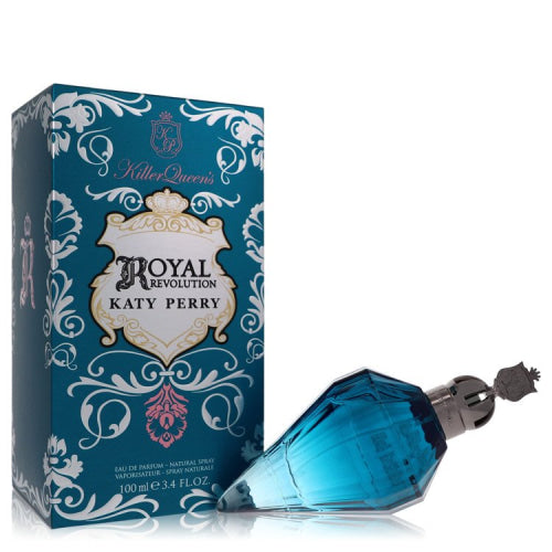 Royal Revolution by Katy PerryEau De Parfum Spray 3.4 oz 3.4 oz / 100 ml / Alcohol, Amber, Woody, Aldehyde, Oils Women