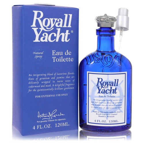 Royall Yacht by Royall FragrancesEau De Toilette Spray 4 oz 4 oz / 120 ml / Alcohol, Amber, Woody, Aldehyde, Oils Men