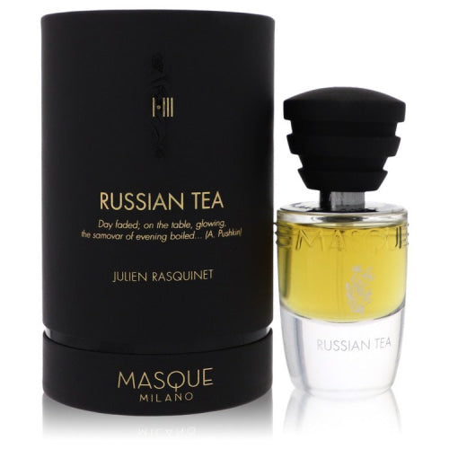 Russian Tea by Masque MilanoEau De Parfum Spray 1.18 oz 1.18 oz / 35 ml / Alcohol, Amber, Woody, Aldehyde, Oils Women
