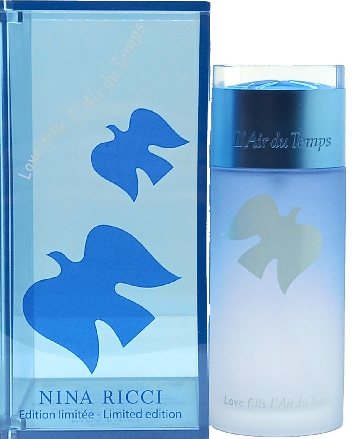 NINA RICCI LOVE FILLS L'AIR DU TEMPS EDT SPRAY WOMEN 3.3 Oz / 100ml DISCONTINUED
