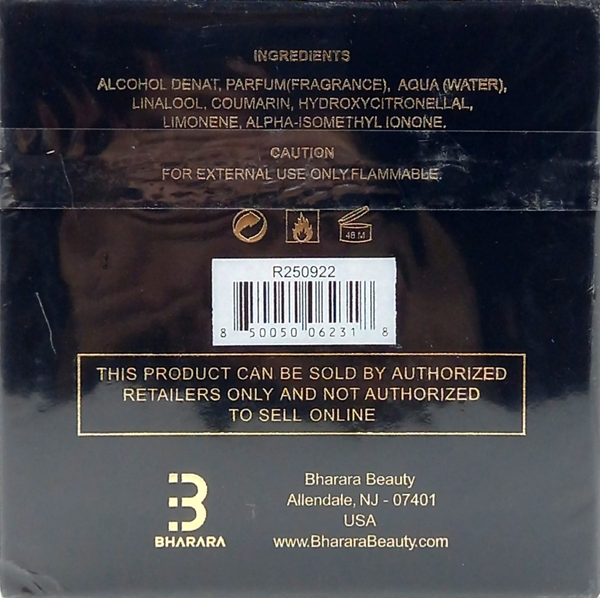 BHARARA ROHIT NOIR EAU DE PARFUM SPRAY FOR MEN 3.4 Oz / 100 ml BRAND NEW ITEM!!!