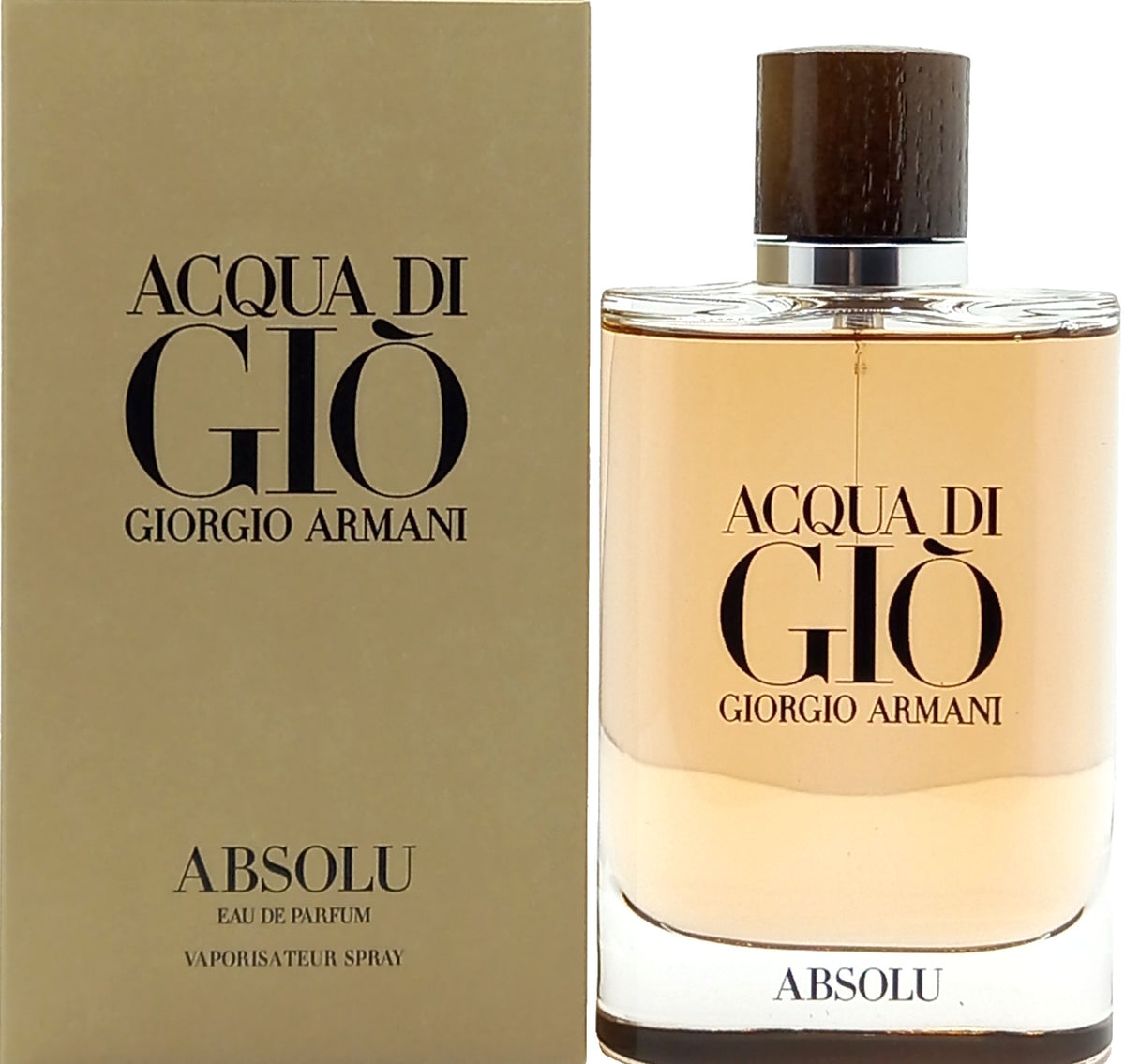 GIORGIO ARMANI ACQUA DI GIO ABSOLU EAU DE PARFUM SPRAY FOR MEN 4.2 Oz / 125 ml