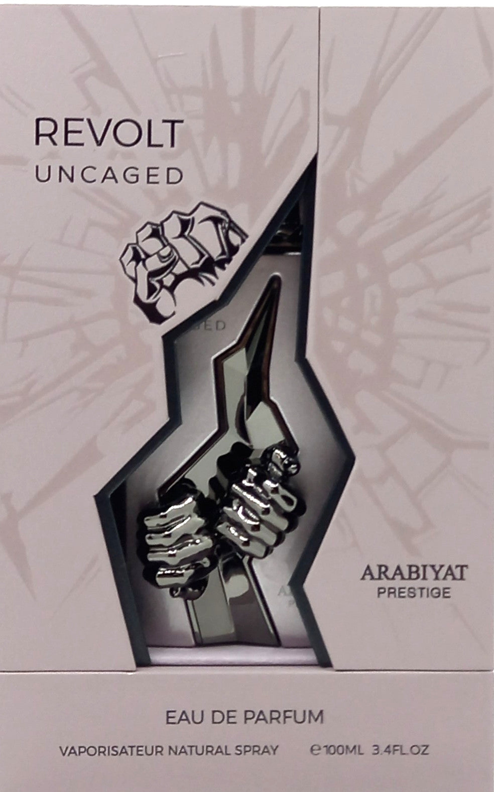 ARABIYAT PRESTIGE REVOLT UNCAGED EAU DE PARFUM SPRAY UNISEX 3.4 Oz / 100 ml NEW!