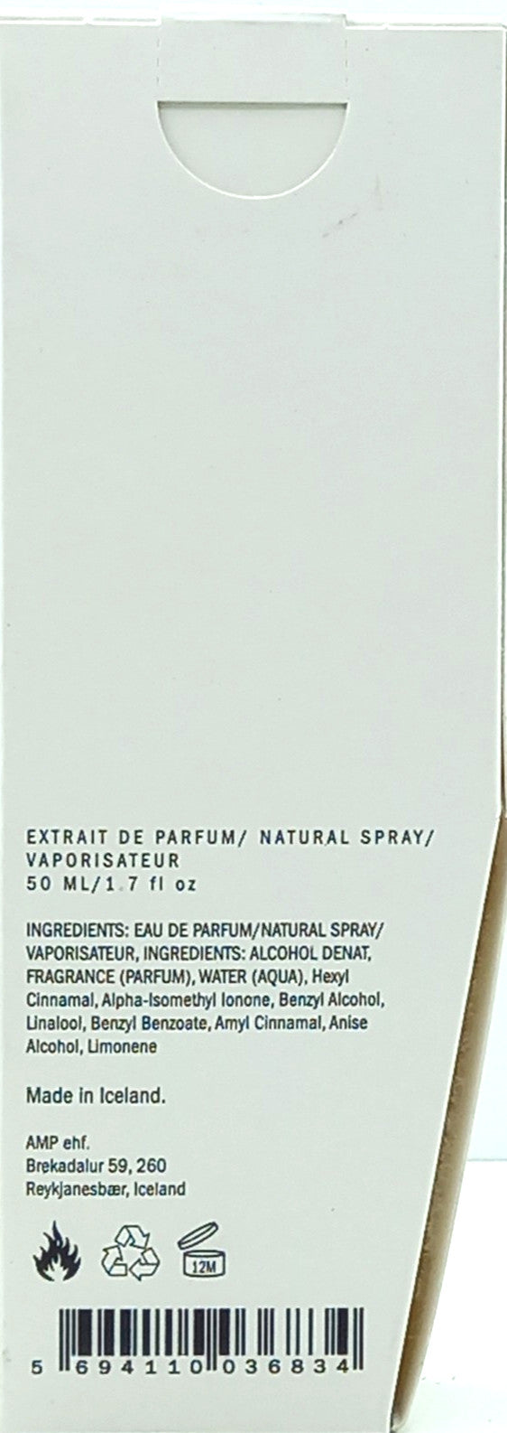 ANDREA MAACK FLUX EXTRAIT DE PARFUM SPRAY UNISEX 1.7 Oz / 50 ml BRAND NEW ITEM!