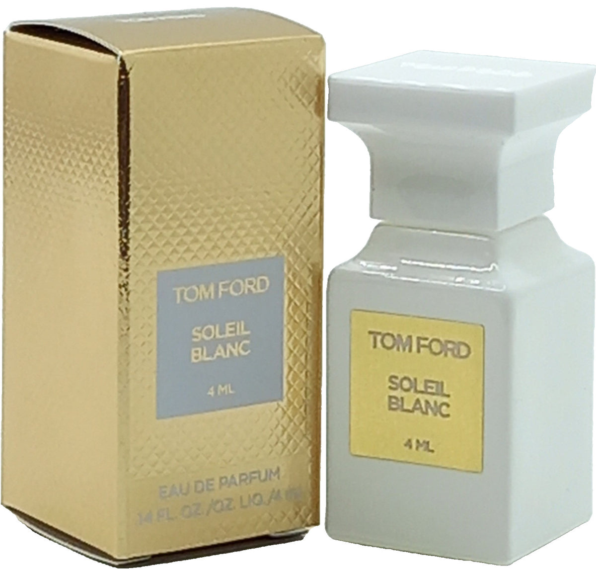 TOM FORD SOLEIL BLANC EAU DE PARFUM MINI SPLASH UNISEX 0.14 Oz / 4ml TRAVEL SIZE