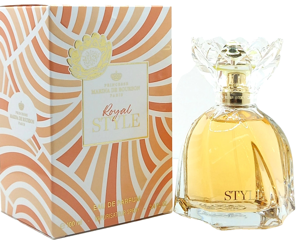 MARINA DE BOURBON ROYAL STYLE EAU DE PARFUM SPRAY FOR WOMEN 3.4 Oz / 100 ml NEW!