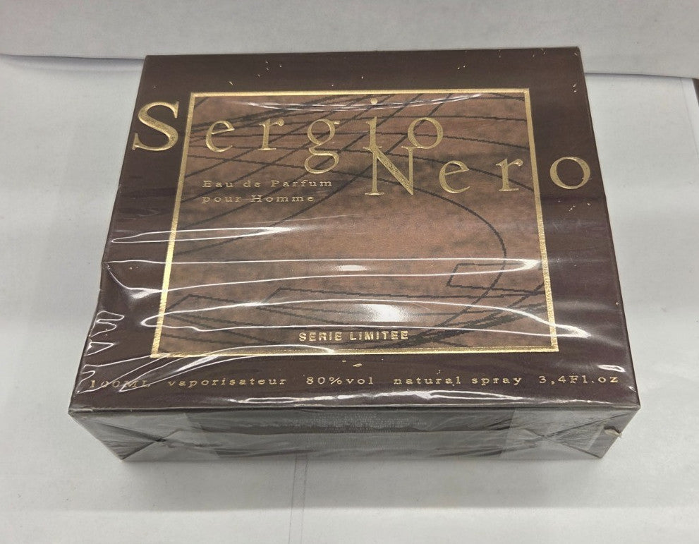 Sergio Nero SERIE LIMITEE pour homme 3.4 oz / 100 ml parfum spray Sealed NIB