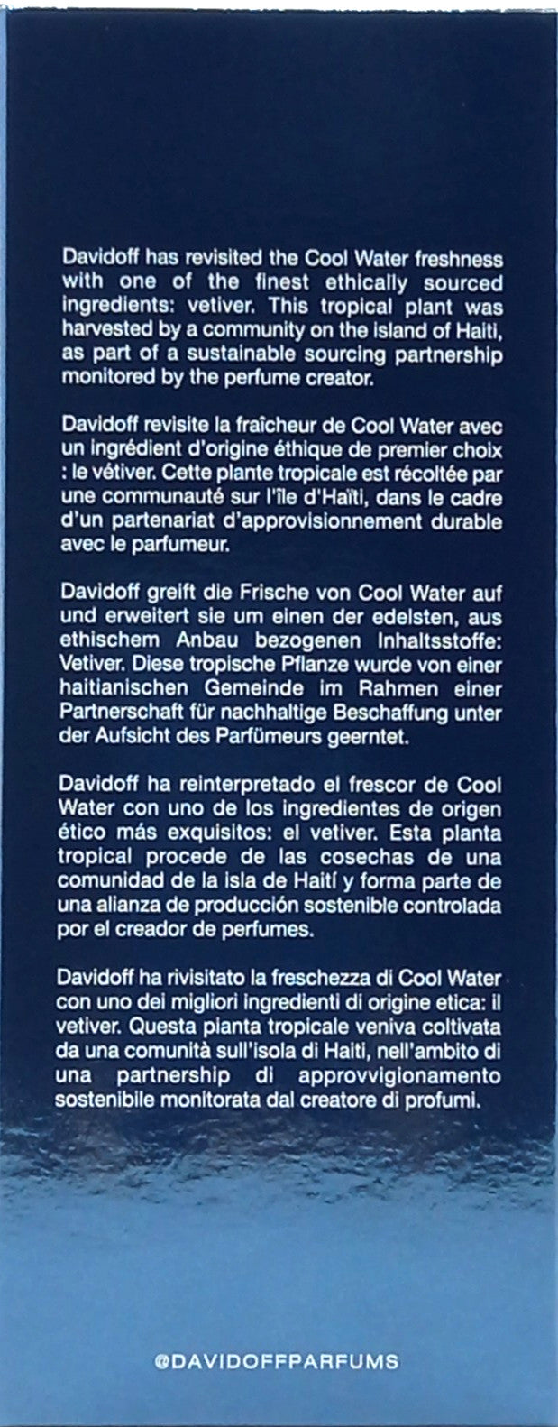DAVIDOFF COOL WATER PARFUM SPRAY FOR MEN 1.6 Oz / 50 ml BRAND NEW ITEM!!!