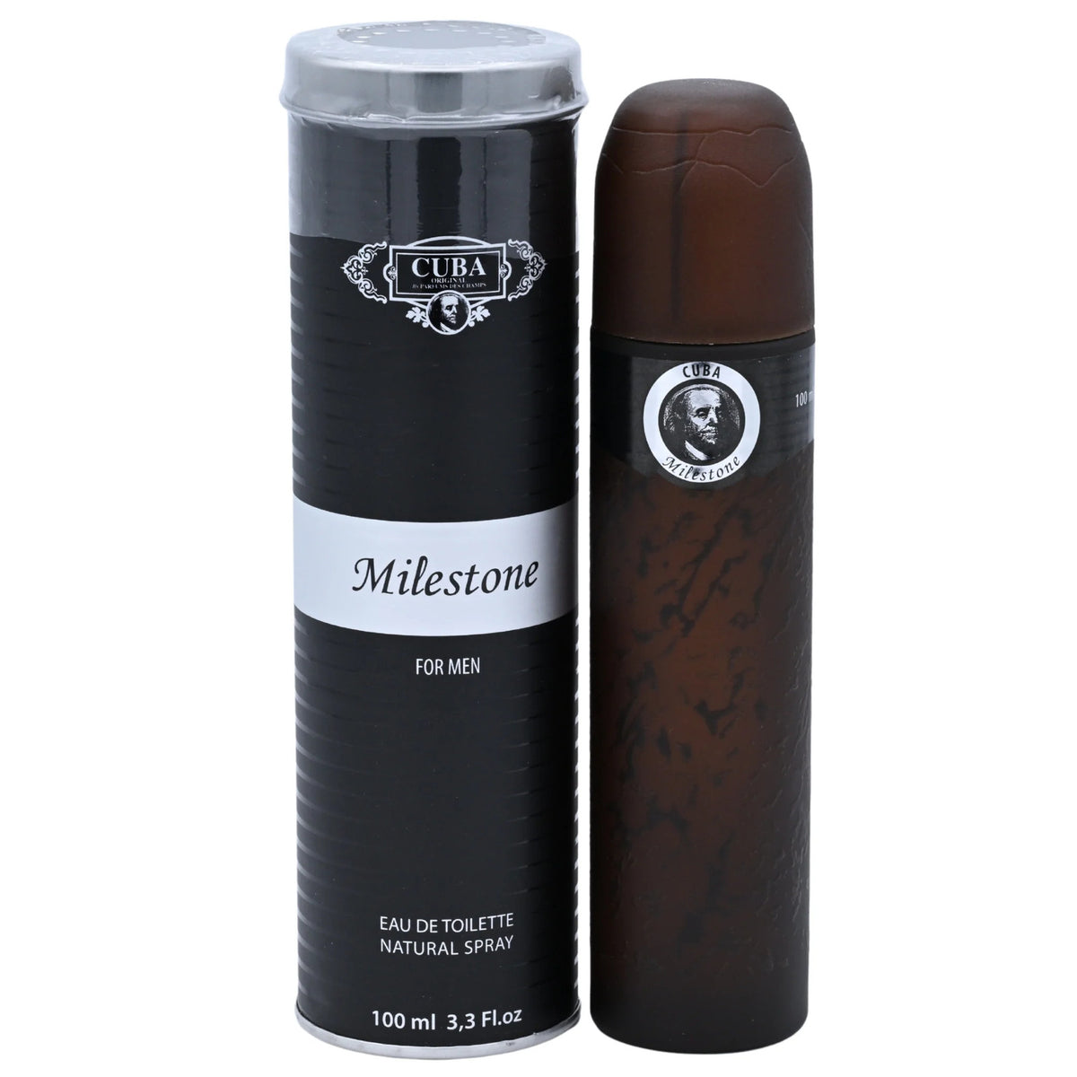 Cuba Milestone Eau de Toilette (EDT) Spray for Men 3.3 oz (New in Can)