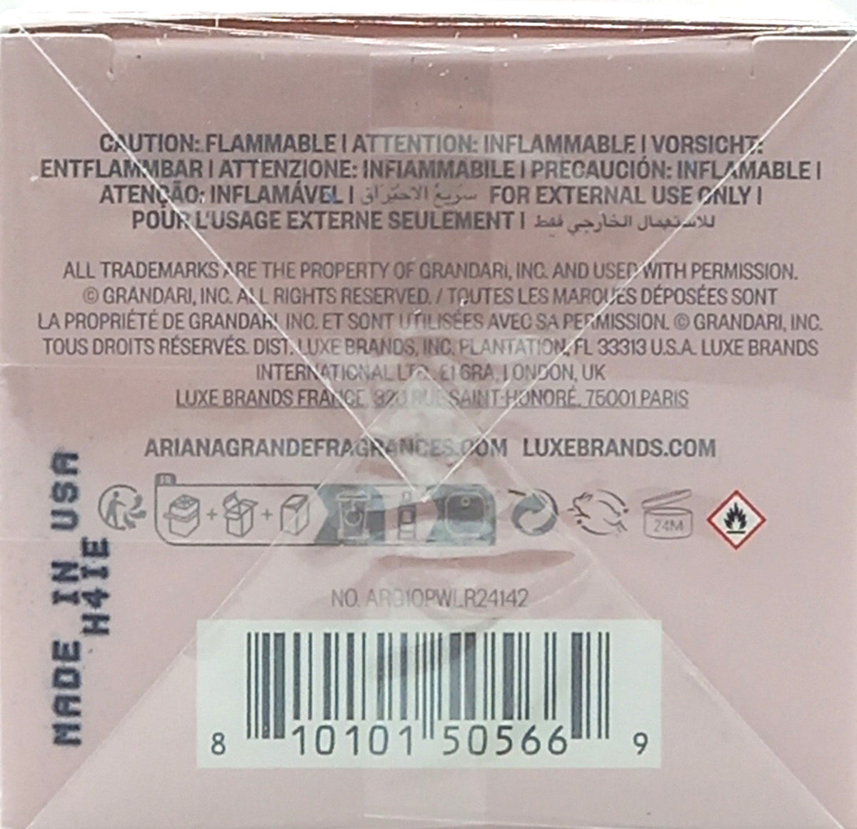 ARIANA GRANDE PINK WOODS EAU DE PARFUM SPRAY FOR WOMEN 4.25 Oz / 125 ml NEW!!!