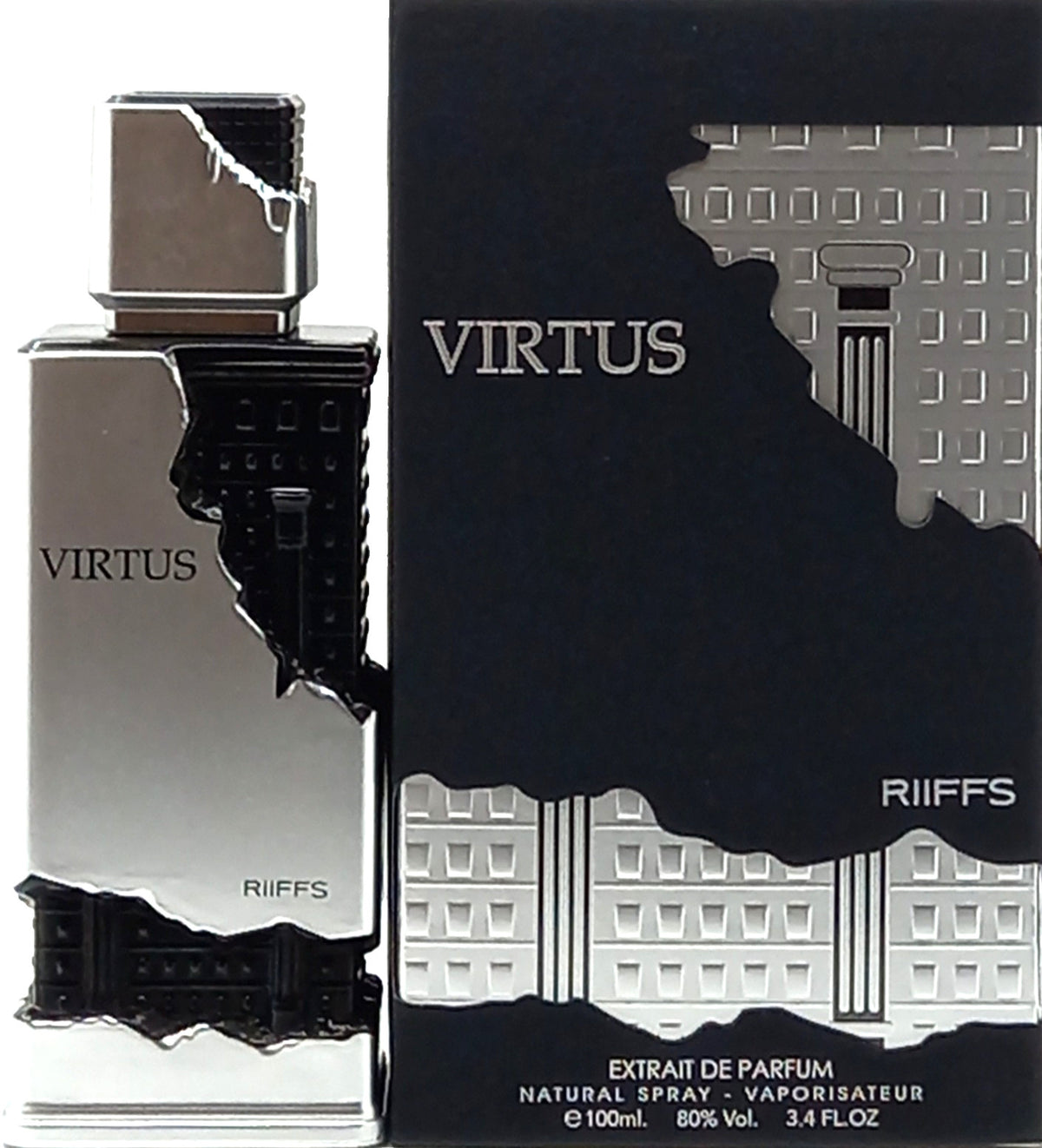 RIIFFS VIRTUS EXTRAIT DE PARFUM SPRAY FOR MEN 3.4 Oz / 100 ml BRAND NEW ITEM!!!