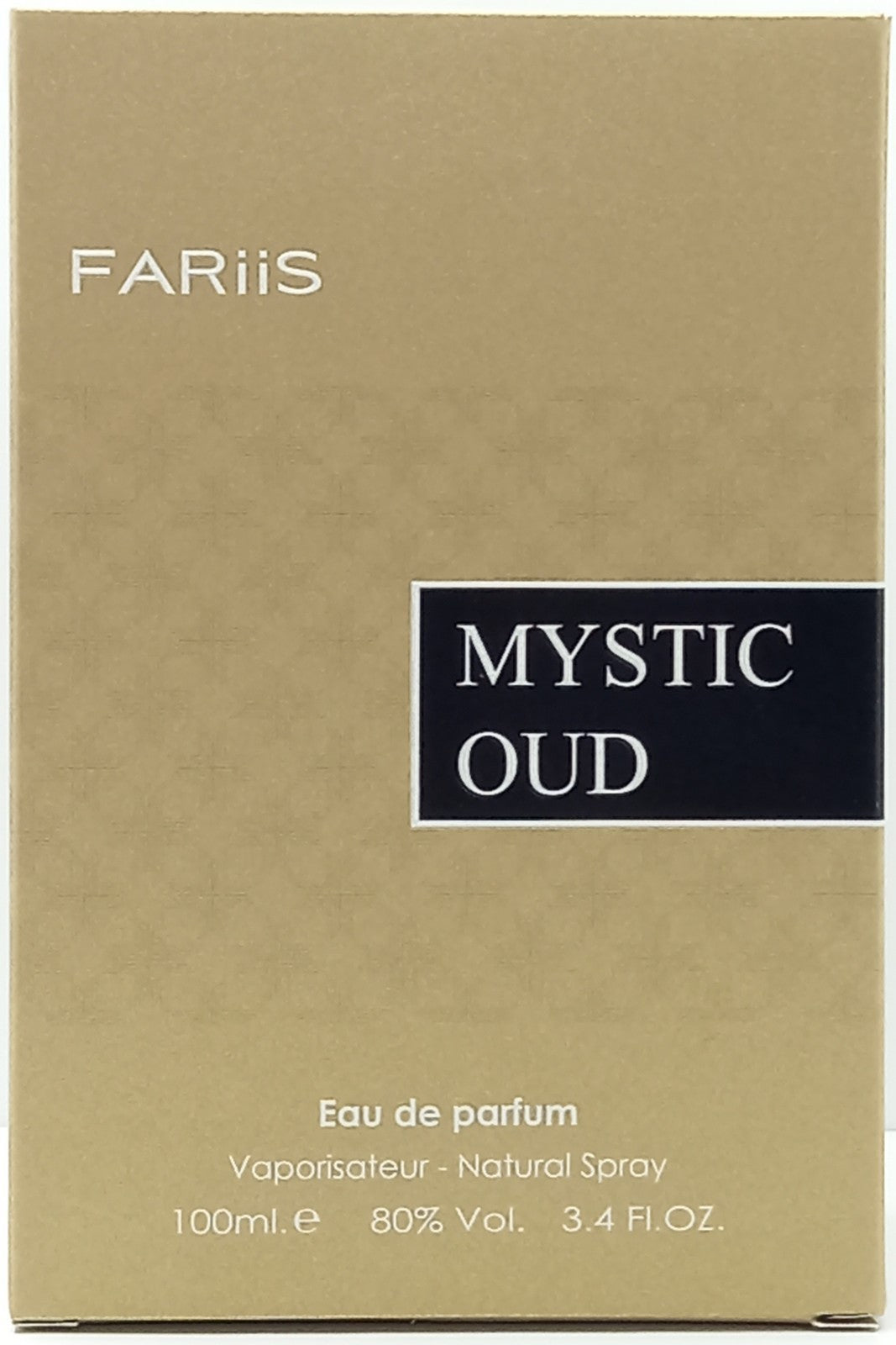 FARIIS MYSTIC OUD EAU DE PARFUM SPRAY UNISEX 3.4 Oz / 100 ml BRAND NEW ITEM!!!
