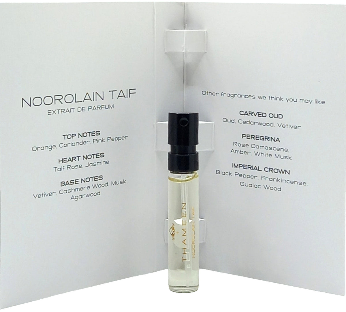 THAMEEN NOOROLAIN TAIF EXTRAIT DE PARFUM VIAL SPRAY WOMEN 0.07 Oz / 2 ml NEW!!!