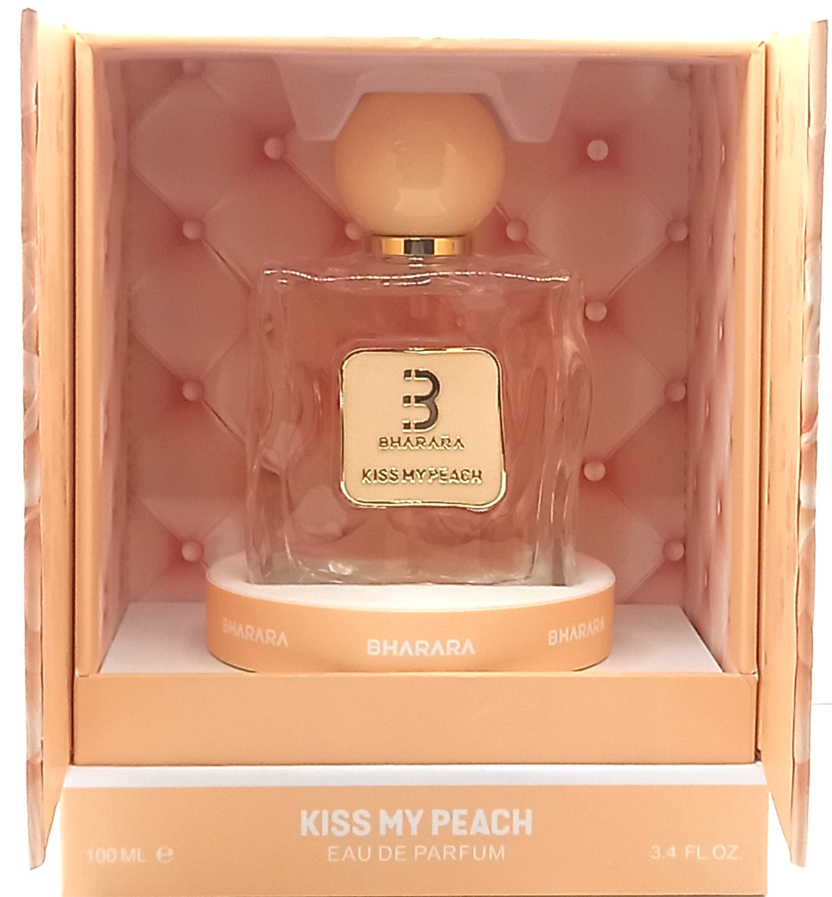 BHARARA KISS MY PEACH EAU DE PARFUM SPRAY FOR WOMEN 3.4 Oz / 100 ml BRAND NEW!!!