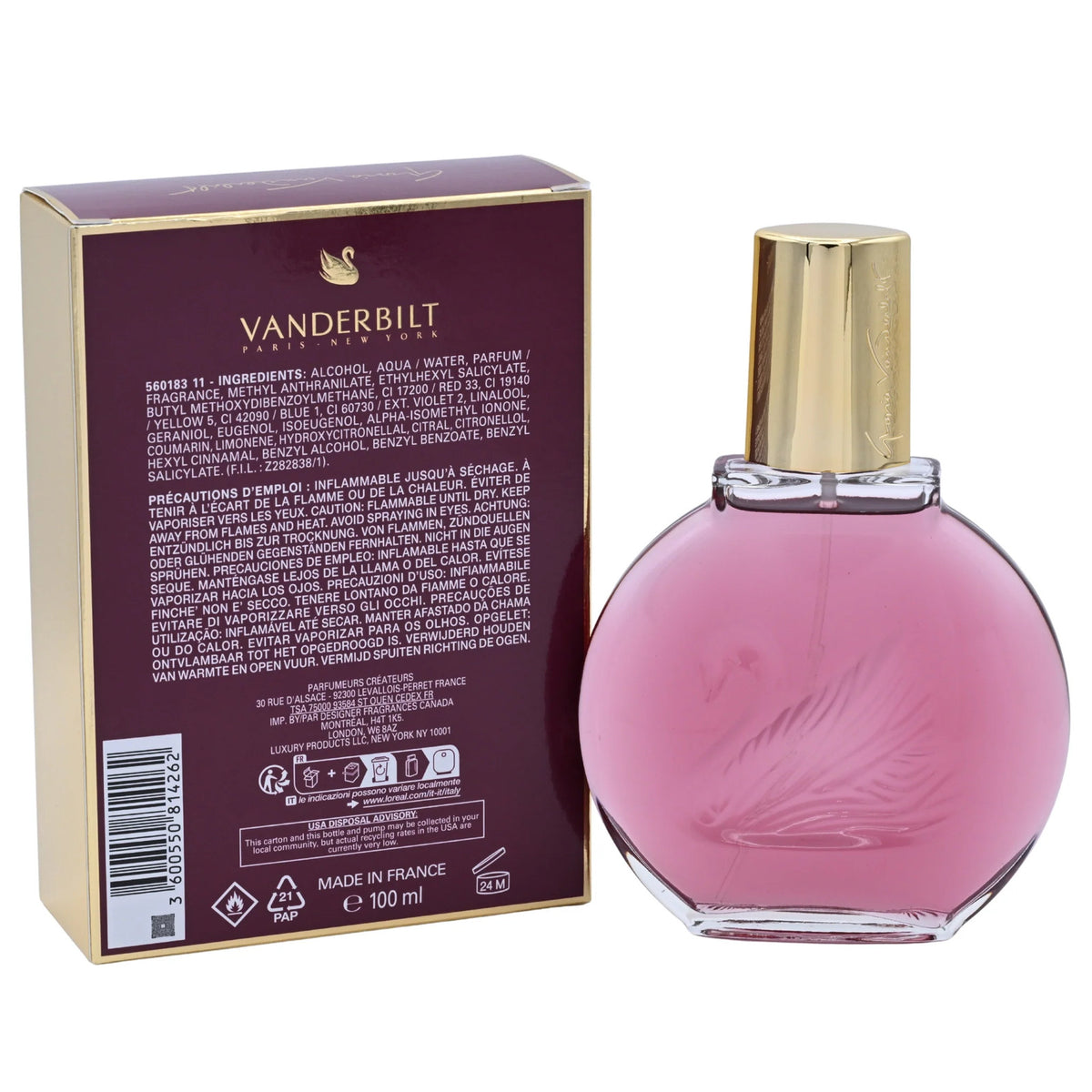 Gloria Vanderbilt Minuit A New York EDP Spray Women 3.38 oz 100ml New Box