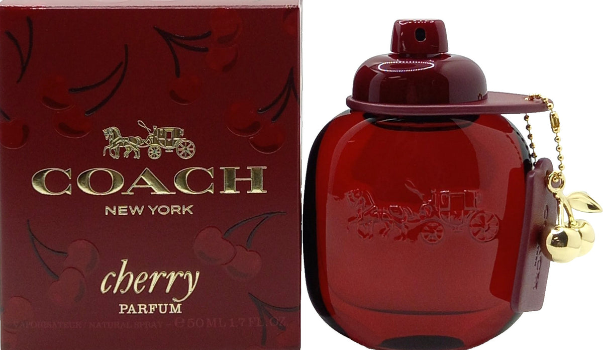 COACH CHERRY PARFUM SPRAY FOR WOMEN 1.7 Oz / 50 ml BRAND NEW IN BOX!!!