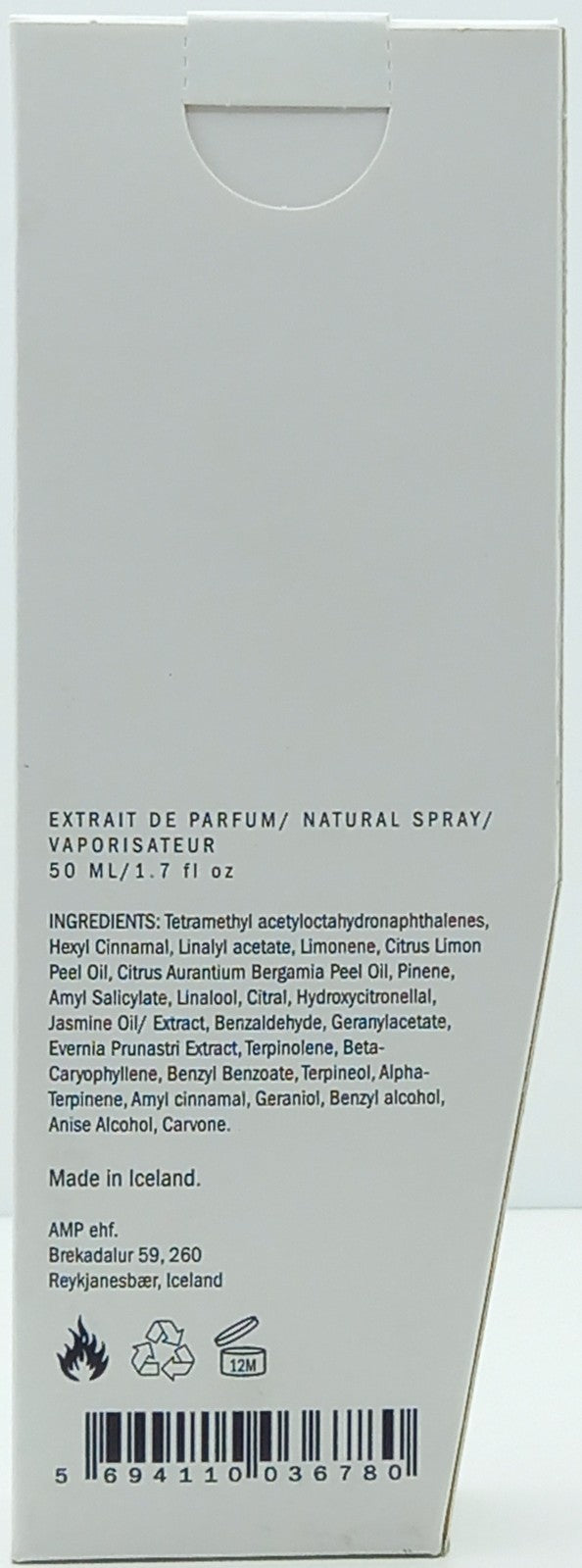 ANDREA MAACK OSMO EXTRAIT DE PARFUM SPRAY UNISEX 1.7 Oz / 50 ml BRAND NEW!!!