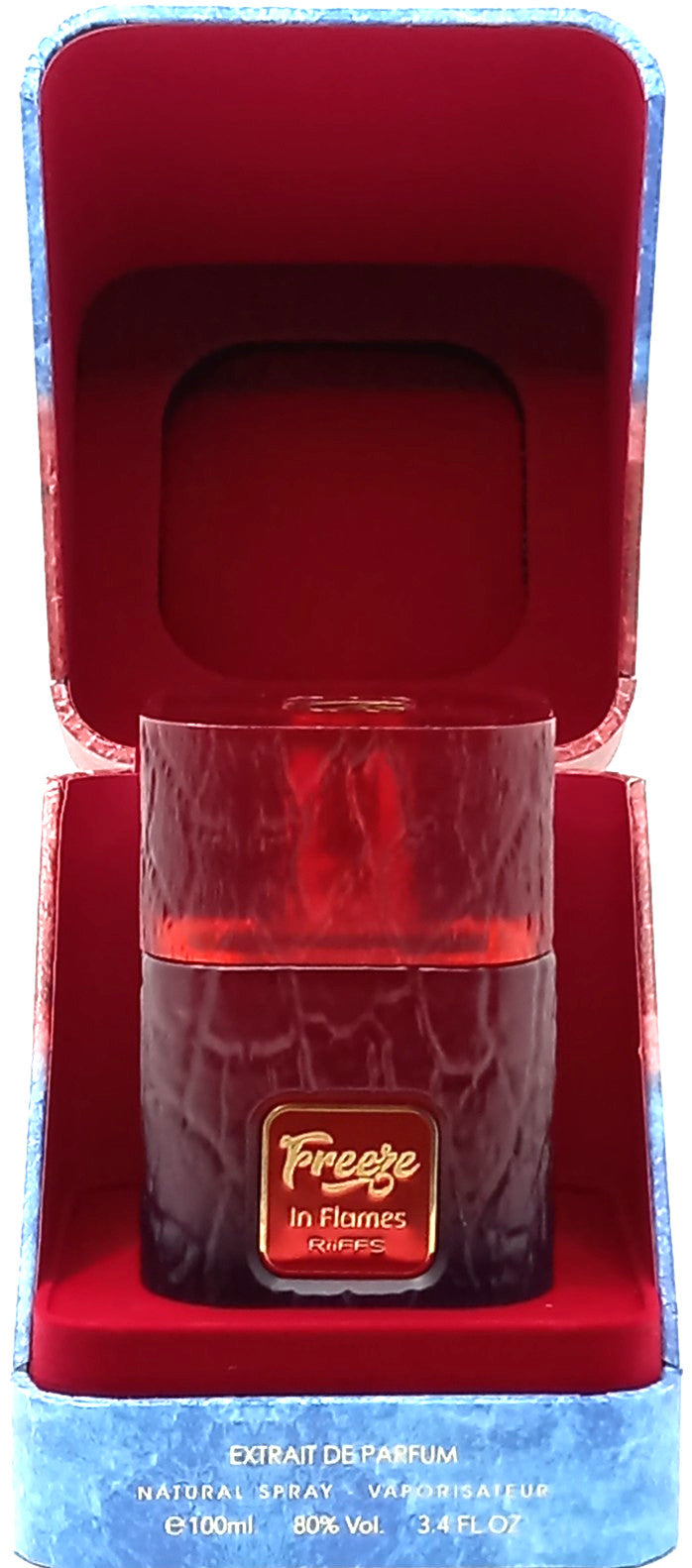 RIIFFS FREEZE IN FLAMES EXTRAIT DE PARFUM SPRAY UNISEX 3.4 Oz / 100 ml BRAND NEW
