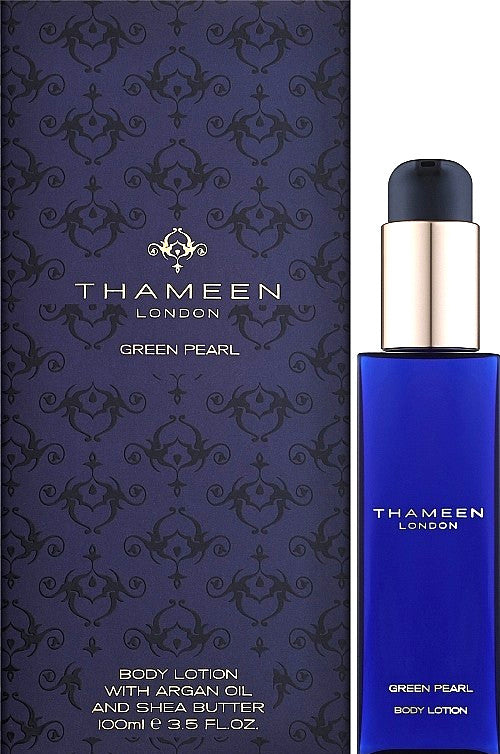 THAMEEN GREEN PEARL BODY LOTION WITH ARGAN OIL UNISEX 3.5 Oz / 100 ml BRAND NEW!