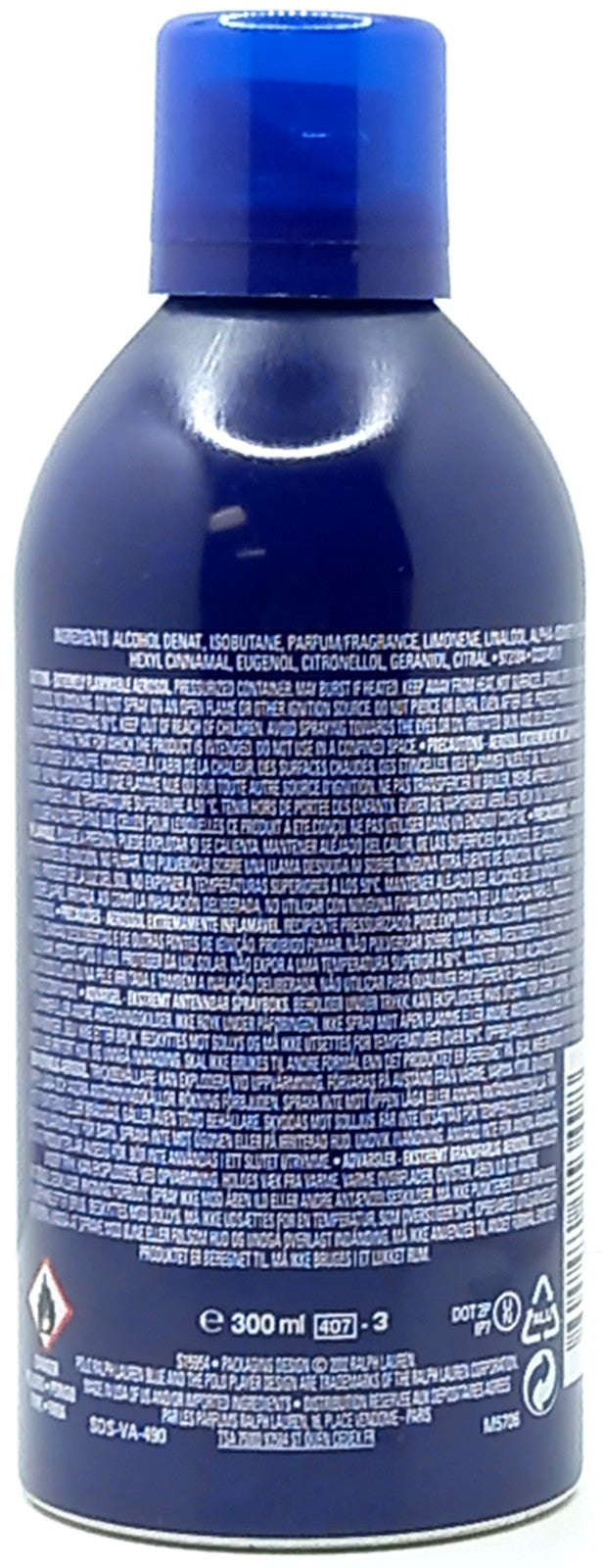RALPH LAUREN POLO BLUE DEODORANT BODY SPRAY FOR MEN 10.1 Oz / 300 ml BRAND NEW!