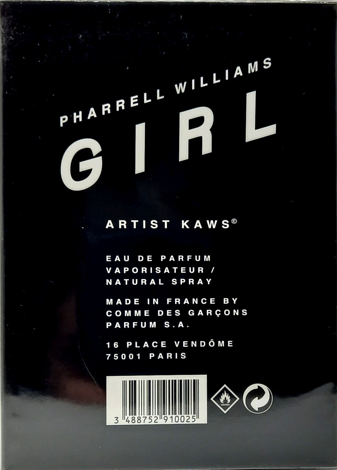 PHARRELL WILLIAMS GIRL EAU DE PARFUM SPRAY UNISEX 3.3 Oz / 100 ml DISCONTINUED!