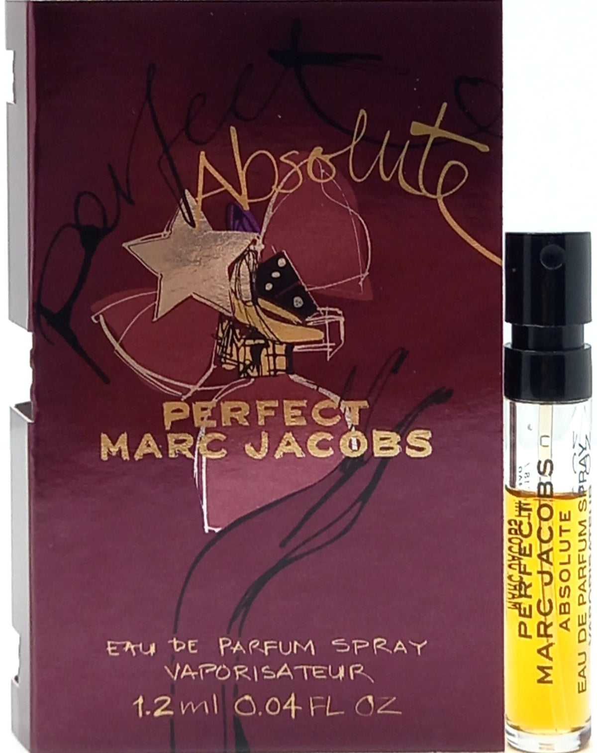 MARC JACOBS PERFECT ABSOLUTE EAU DE PARFUM VIAL SPRAY UNISEX 0.04 Oz SAMPLE SIZE