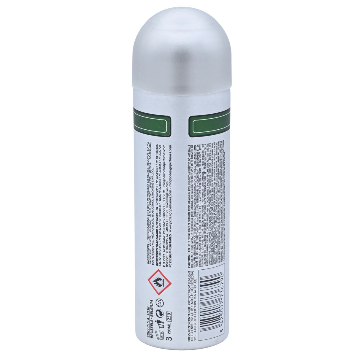Cuba Green Deodorant Body Spray for Men 6.7 oz (200 ml) by Cuba