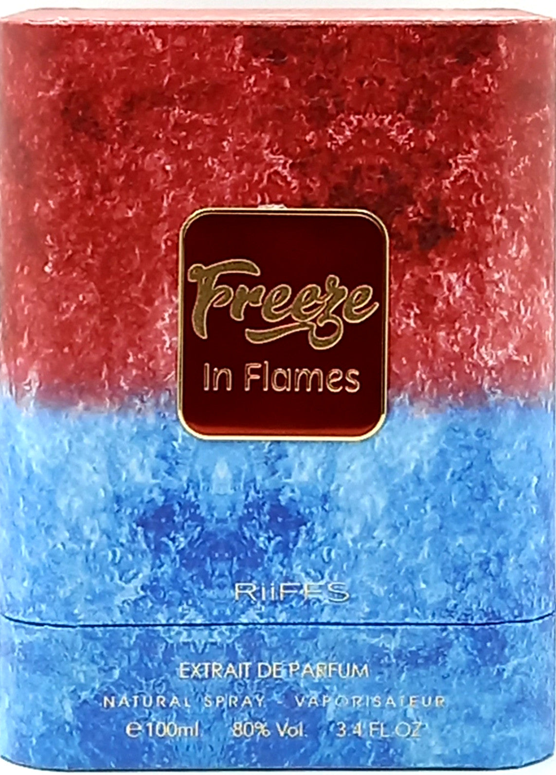 RIIFFS FREEZE IN FLAMES EXTRAIT DE PARFUM SPRAY UNISEX 3.4 Oz / 100 ml BRAND NEW