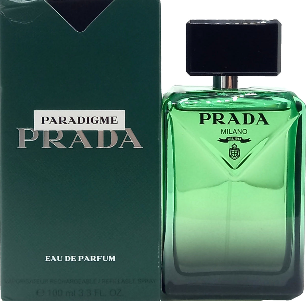 PRADA PARADIGME EAU DE PARFUM SPRAY FOR MEN 3.3 Oz / 100 ml BRAND NEW!!!
