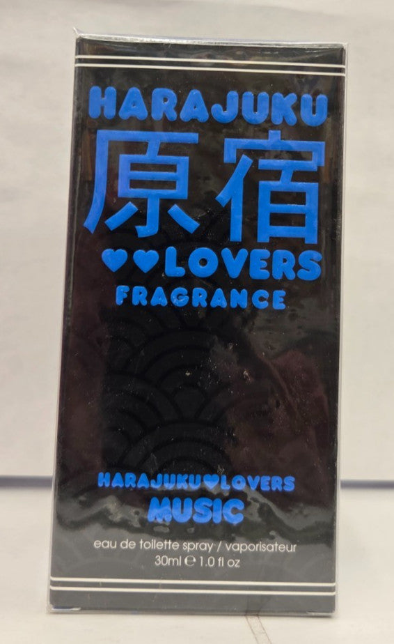 Harajuku Lovers MUSIC for Women 1.0 oz / 30 ml EDT Spray Sealed NIB