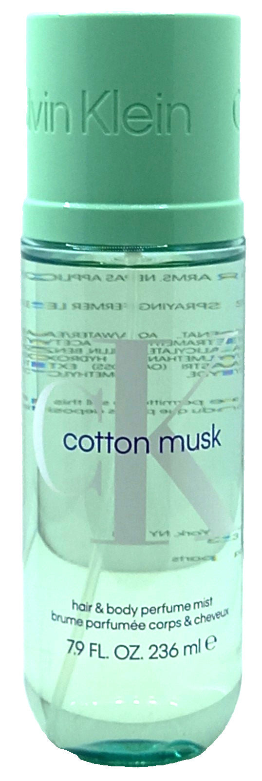 CALVIN KLEIN CK COTTON MUSK HAIR & BODY PERFUME MIST SPRAY 7.9 Oz / 236 ml NEW