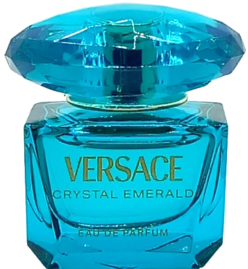 VERSACE CRYSTAL EMERALD EAU DE PARFUM MINI SPLASH 0.17 Oz / 5 ml TRAVEL SIZE!!!
