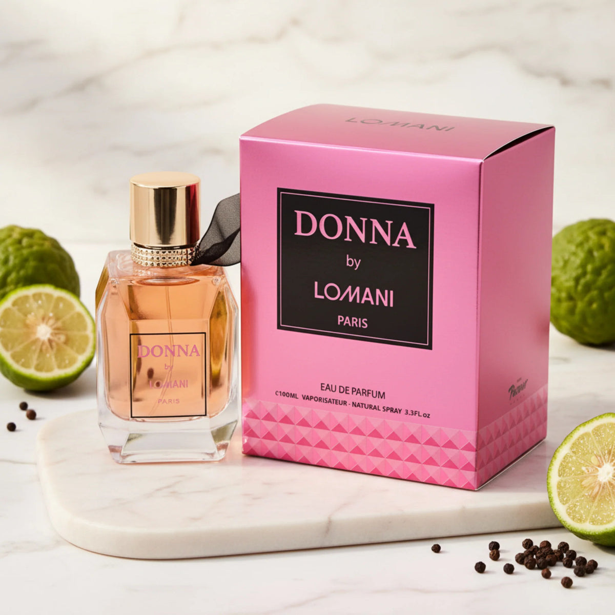 Lomani Donna Eau de Parfum (EDP) Spray for Women 3.4 oz New Retail Box