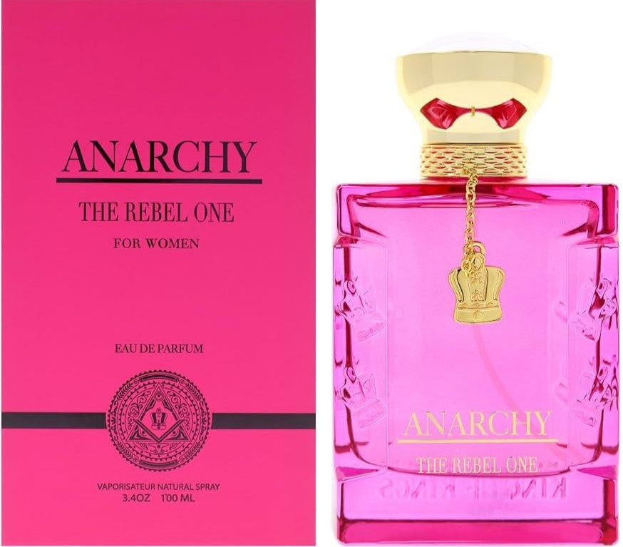 KING OF KINGS ANARCHY THE REBEL ONE EAU DE PARFUM SPRAY FOR WOMEN 3.4 Oz / 100ml