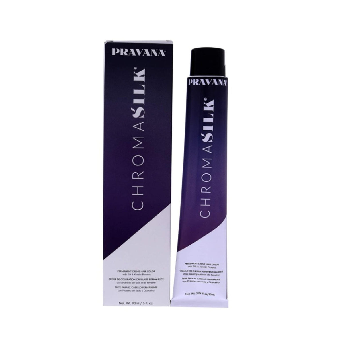 Pravana ChromaSilk Creme Hair Color - 5.11 Light Intense Ash Brown 3 oz