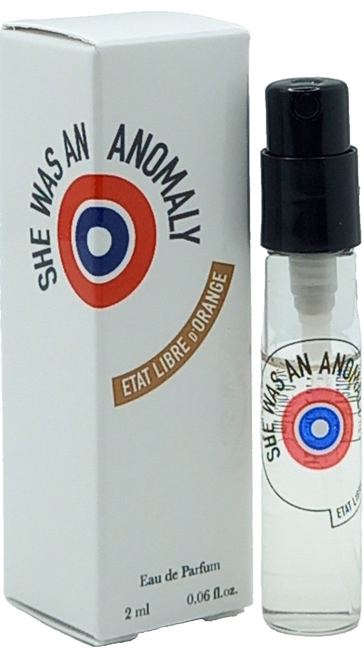 ETAT LIBRE D'ORANGE SHE WAS AN ANOMALY EAU DE PARFUM VIAL SPRAY UNISEX 0.06 Oz