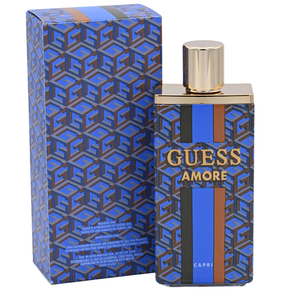Guess Amore Capri Eau de Toilette (EDT) Unisex Spray 3.4 oz New in Retail Box