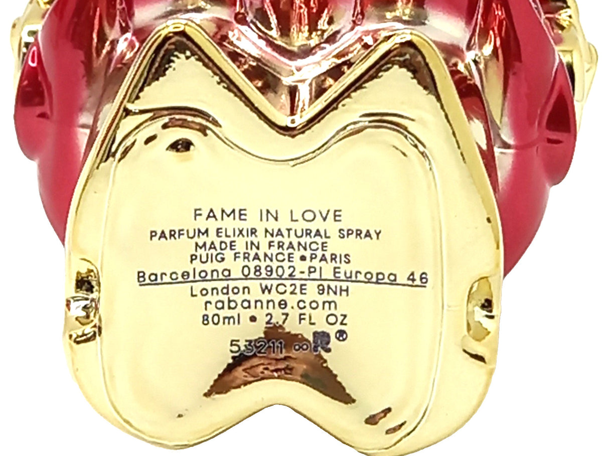 PACO RABANNE FAME IN LOVE PARFUM ELIXIR SPRAY FOR WOMEN 2.7 Oz / 80 ml BRAND NEW