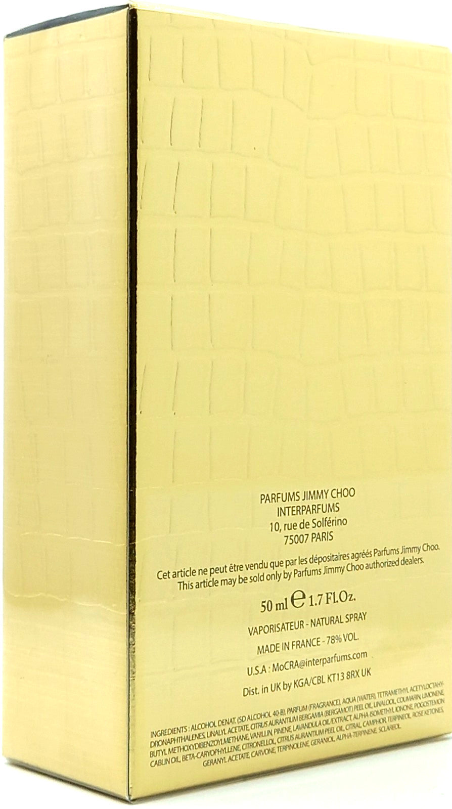JIMMY CHOO MAN PARFUM SPRAY FOR MEN 1.7 Oz / 50 ml BRAND NEW SEALED IN BOX!!!