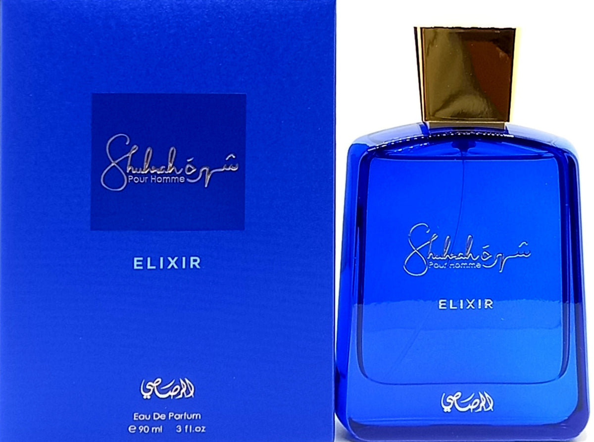 RASASI SHUHRAH ELIXIR EAU DE PARFUM SPRAY FOR MEN 3.0 Oz / 90 ml BRAND NEW!!!