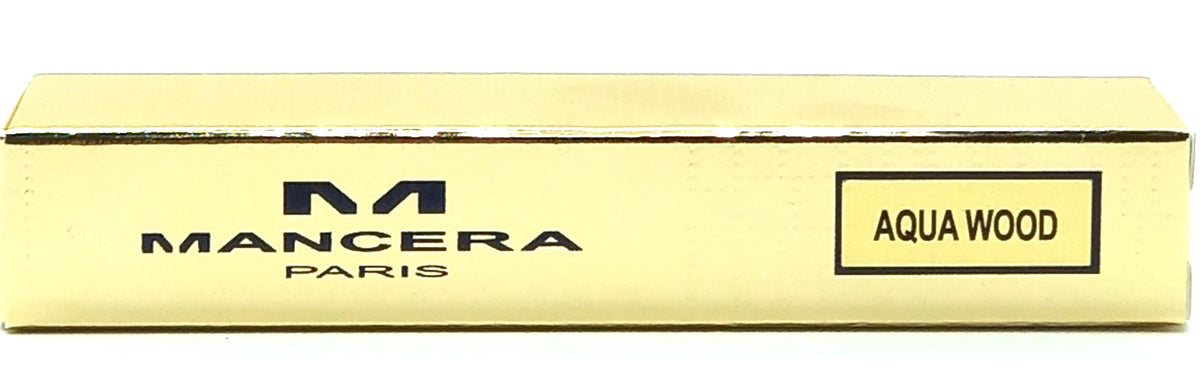 MANCERA AQUA WOOD EAU DE PARFUM PEN SPRAY FOR MEN 0.28 Oz / 8 ml TRAVEL SIZE!!!