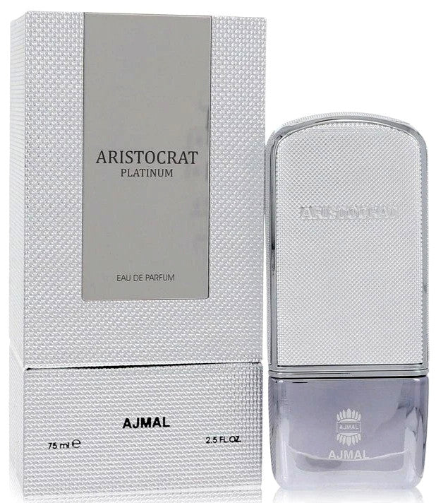 AJMAL ARISTOCRAT PLATINUM EAU DE PARFUM SPRAY FOR MEN 2.5 Oz / 75 ml BRAND NEW!