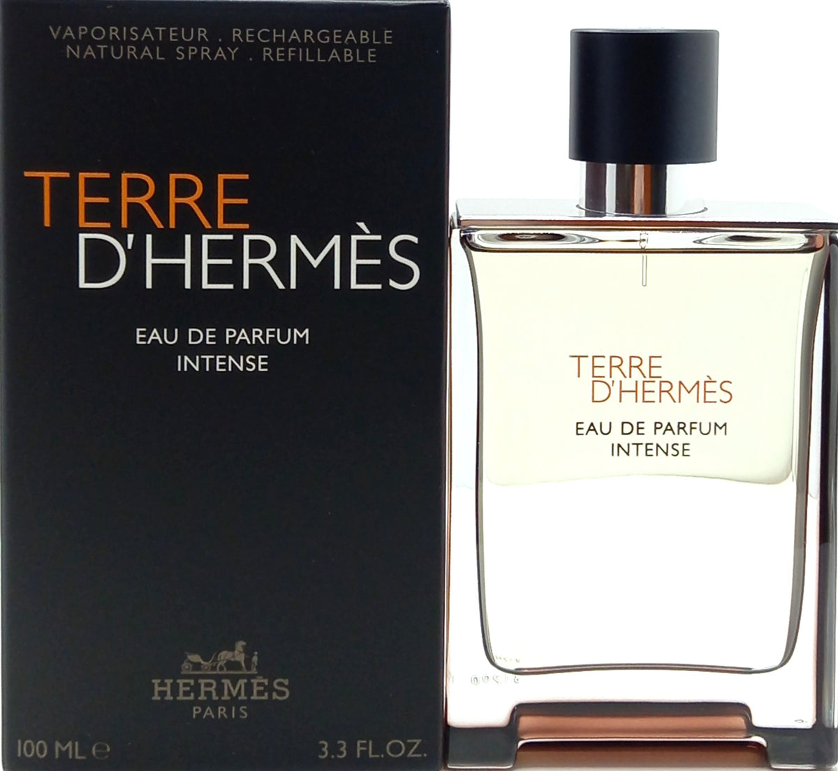 HERMES TERRE D'HERMES INTENSE EAU DE PARFUM INTENSE SPRAY FOR MEN 3.3 Oz / 100ml