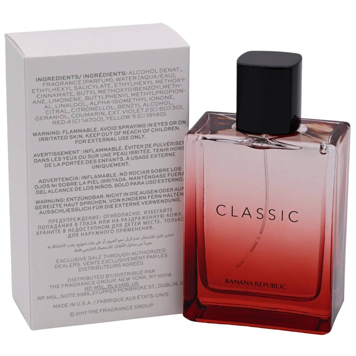 Banana Republic Classic Red EDP Spray Unisex 4.2 oz 125ml